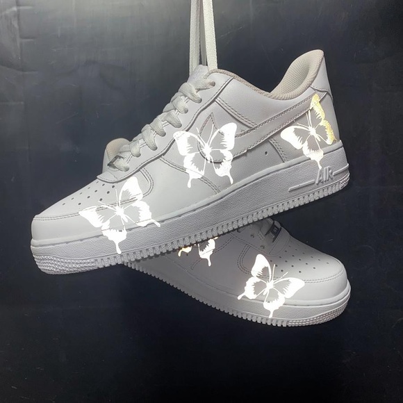 reflective butterfly air force 1